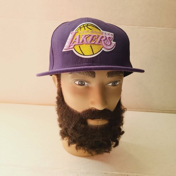 New Era 59Fifty Los Angeles Lakers Hardwood Classics Logo Hat Sz 7 3/8 - Picture 1 of 8